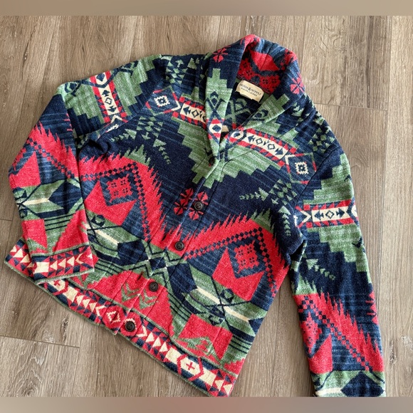 Denim & Supply Ralph Lauren Sweaters - Ralph Lauren Denim Supply Aztec Southwest Navajo Cardigan ladies Large